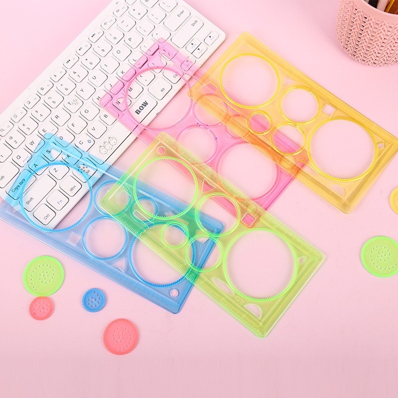 Thước Vẽ Hình Hoa Sáng Tạo Cho Bé