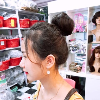 Búi tròn - búi củ tỏi loại vừa