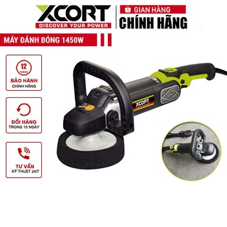 Máy đánh bóng cầm tay ô tô 1450w xcort model xsp02-180 kèm bông đánh bóng