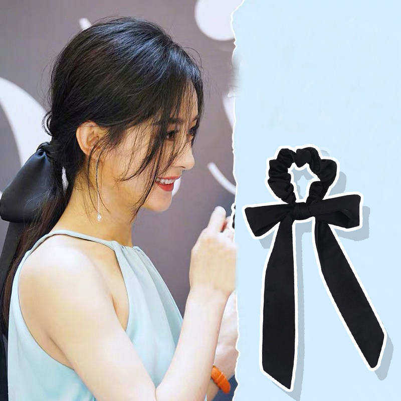 Dây Buộc Tóc Phối Nơ Dễ Thương Cho Nữ