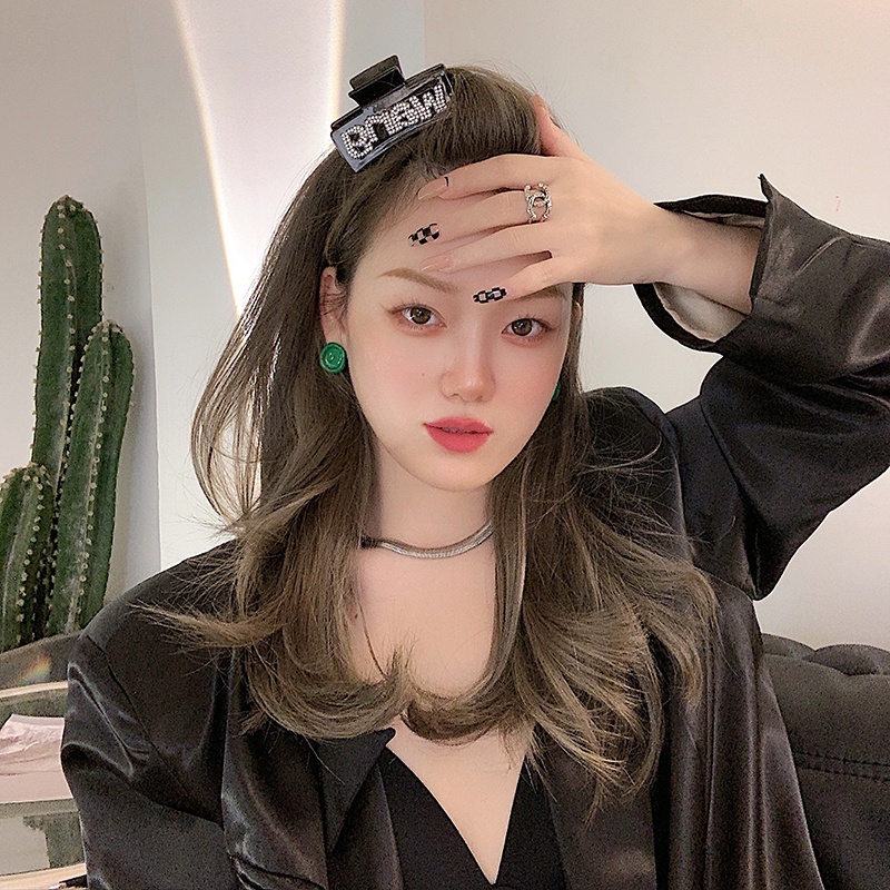 Kẹp tóc hàm cá mập đính kim cương cá tính