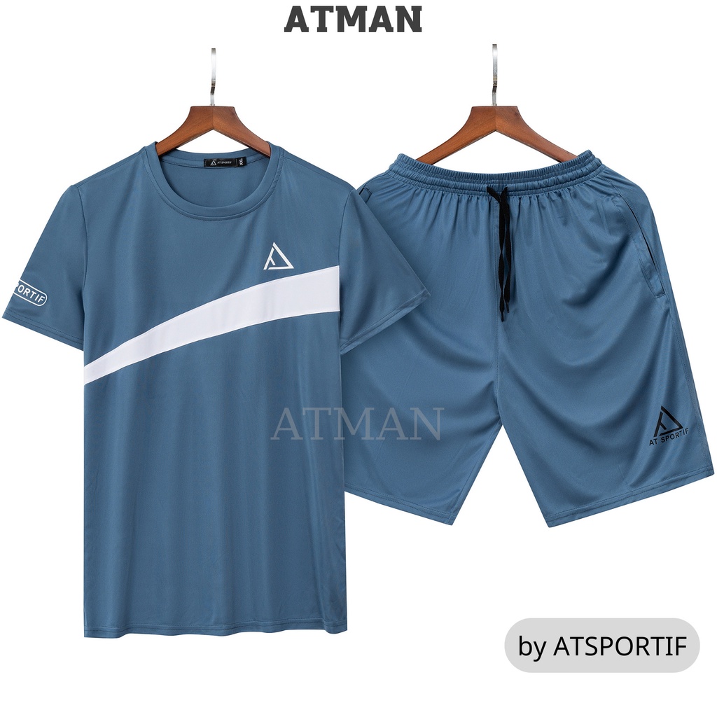 Bộ thể thao nam mặc nhà ATMAN cao cấp ,chất liệu thun lạnh siêu mát ,năng động