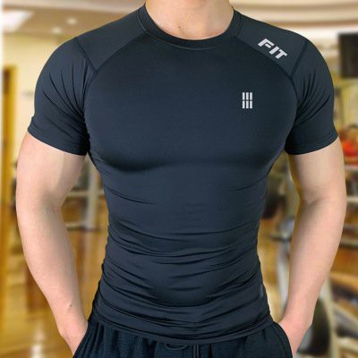 Áo Thun Tập Gym Nam Tay Ngắn Chất Thun Co Giãn 4 Chiều