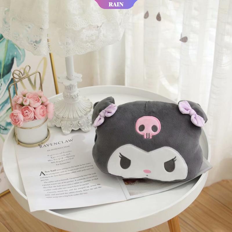 Gối Tựa Đầu Gắn Ghế Ngồi Xe Hơi Hình Kuromi Nhồi Bông Dễ Thương