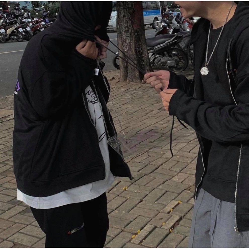 ÁO HOODIE DÂY KÉO SADBOIZ 7 MÀU SAIGONCOLOR
