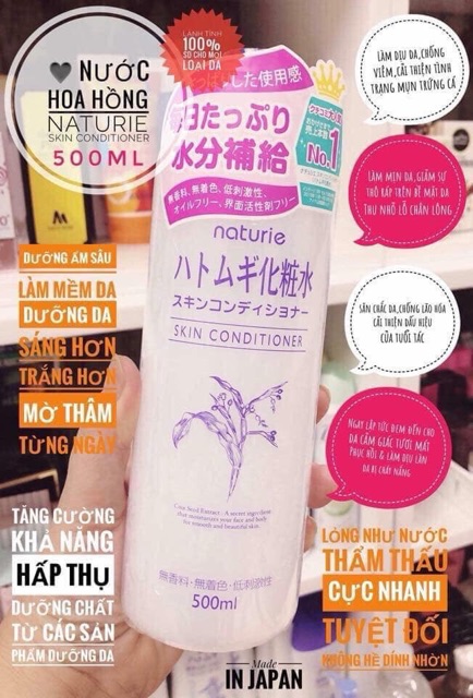 Toner Naturie skin Conditioner ( từ ý dĩ)