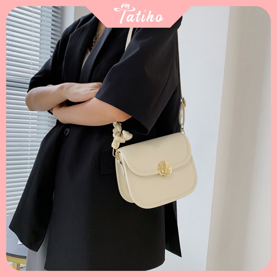 Túi Đeo Vai (Túi Xách Nữ) Phôi Dây Lụa Phong Cách Thời Trang Hiện Đại Thời Trang Thu Đông - Tatiho - Mã TUI60