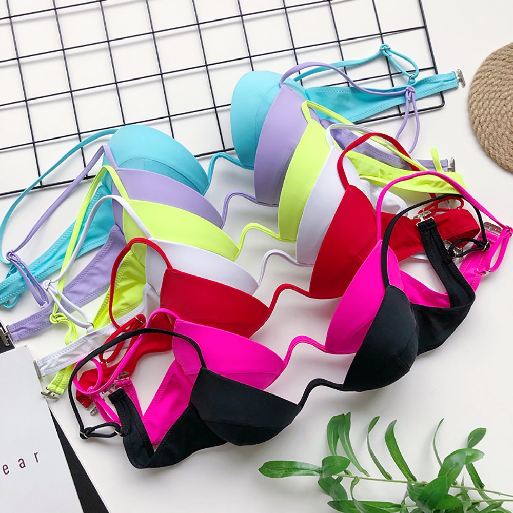 Bộ bikini màu kẹo ngọt thời trang | BigBuy360 - bigbuy360.vn