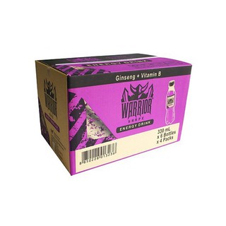 24 chai nước Warrior hương nho 330ml