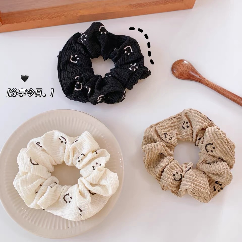 Dây Buộc Tóc Hình Mặt Cười Dễ Thương
