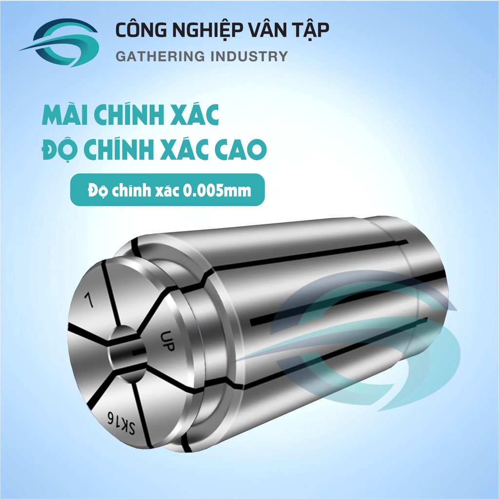 Collet SK10, SK16 - Collet kẹp dao phay kiểu SK có độ chính xác cao