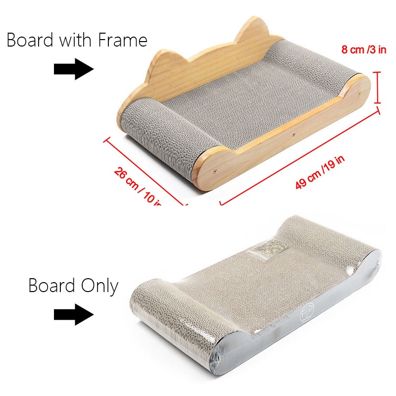 HamshMoc Giường gỗ 2 trong 1 cho mèo cưng