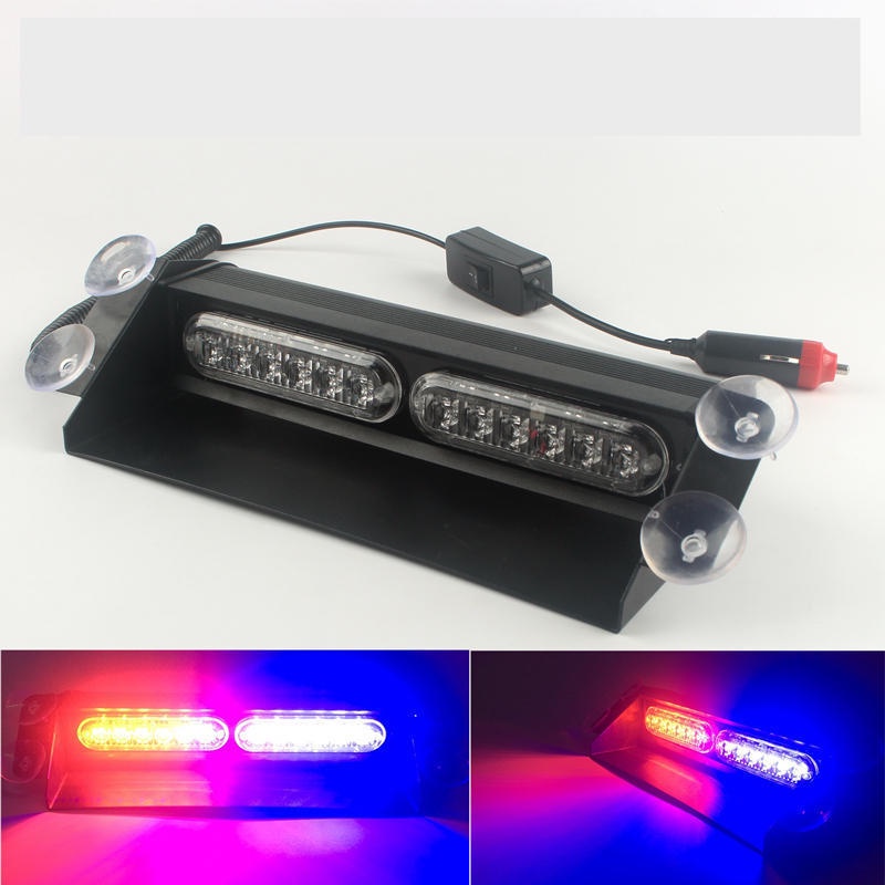 Đèn găn táp lô màu xnah đỏ 12V dài 24CM