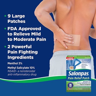 [HÀNG NHẬT] Miếng dán giảm đau Salonpas Pain Relieving Patch