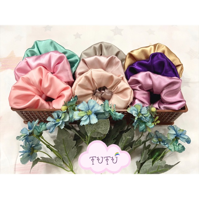 Dây buộc tóc/srunchies màu trơn