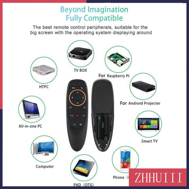 Điều Khiển Từ Xa JT G10S ABS + Nút Silicon 2.4GHz Điều Khiển Bằng Giọng Nói Cho TV Thông Minh PC