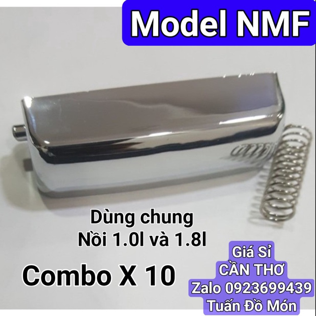 Combo X 10 Lẫy khóa Nồi cơm điện tử Toshiba 1.8 lít RC-18NMFVN(WT)-1 lít RC-10NMFVN(WT) linh kiện phụ tùng