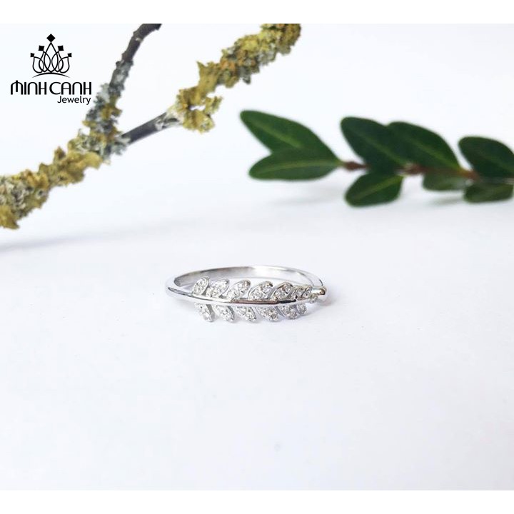 Nhẫn Bạc Nữ Minh Canh Jewelry - Lá Olive