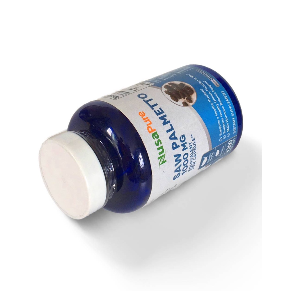 Hỗ trợ tuyến tiền liệt khỏe mạnh Nusapure Saw Palmetto Extract 1000mg 200 Viên