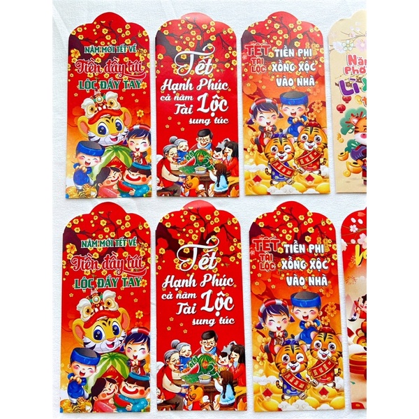 Combo 10 bao lì xì Tết mừng tuổi đầu năm xinh đẹp đón xuân ý nghĩa