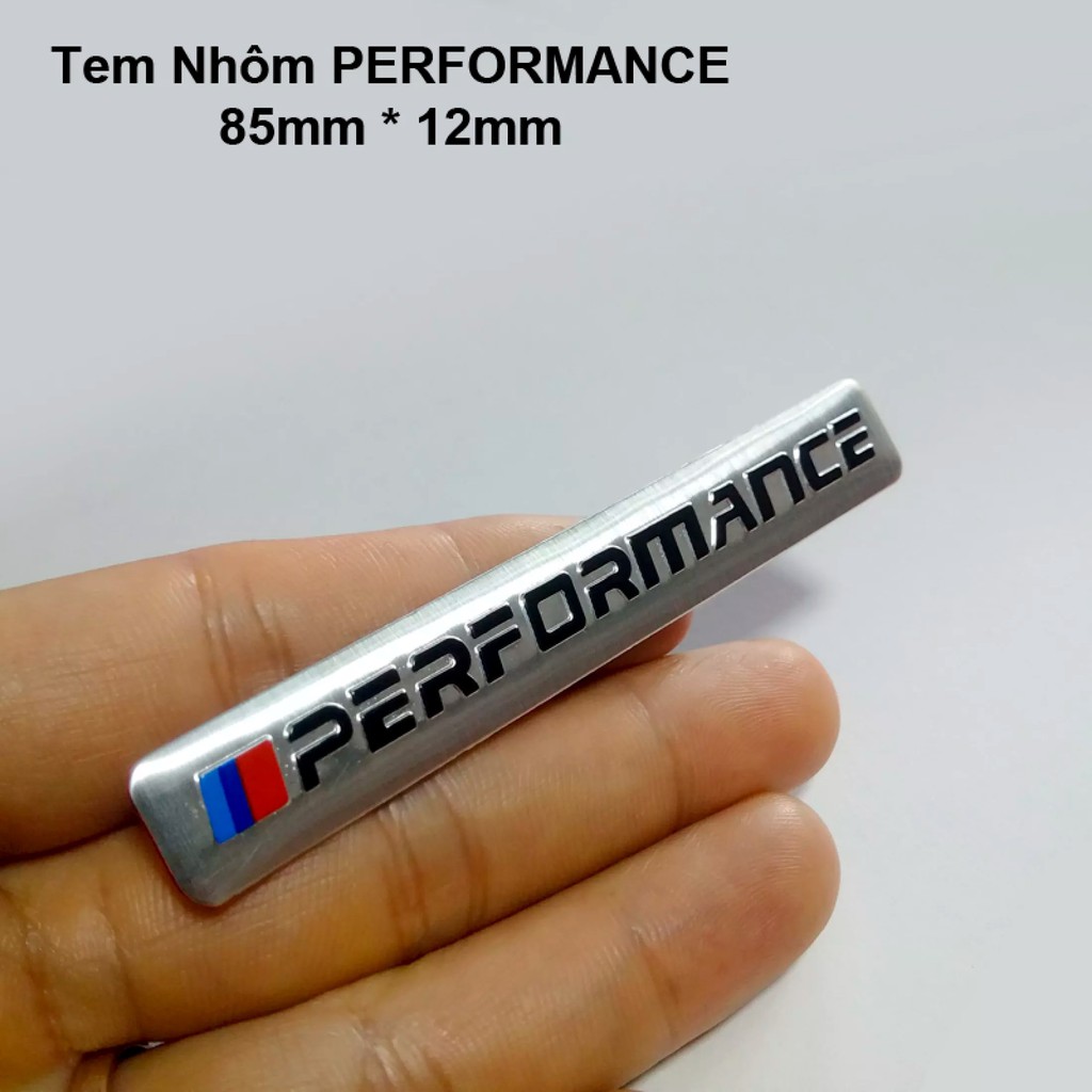 Tem Nhôm PERFORMANCE trang trí xe máy,,xe hơi