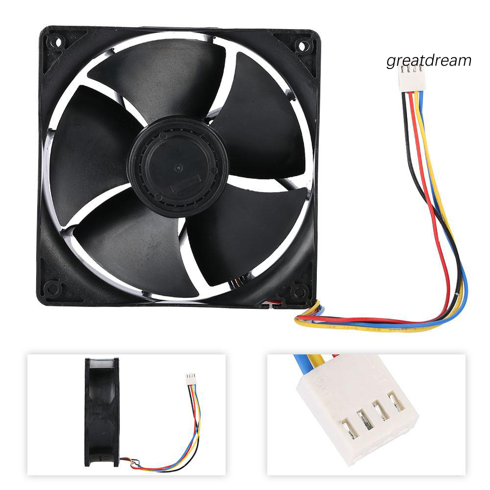 Quạt Tản Nhiệt Kép 4Pin NBP / V12E12BS1B5-07 1.85A 6000RPM