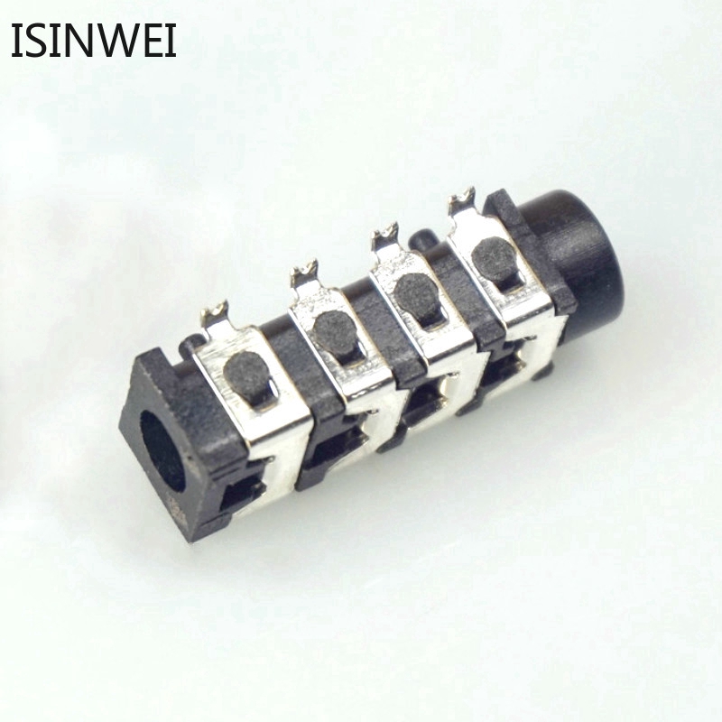 Set 10 ổ cắm âm thanh và đầu nối tai nghe PJ313E giắc 3.5mm 8pin chất lượng cao