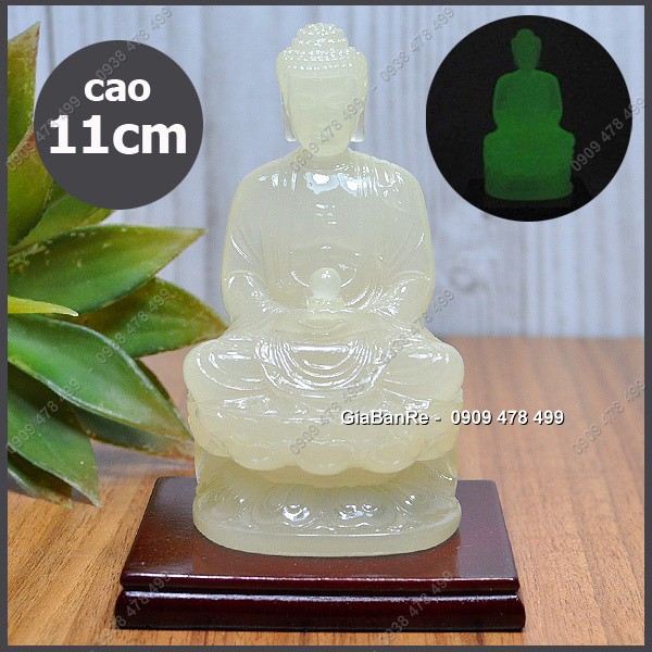 Tượng Phật Tổ Bưng Ngọc Phát Sáng Dạ Quang – Cao 11cm - 6460
