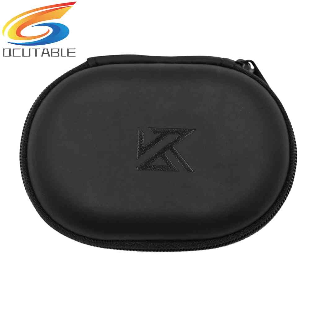 Hộp Đựng Tai Nghe Có Dây Hình Vuông Chất Liệu Da PU KZ Ốp