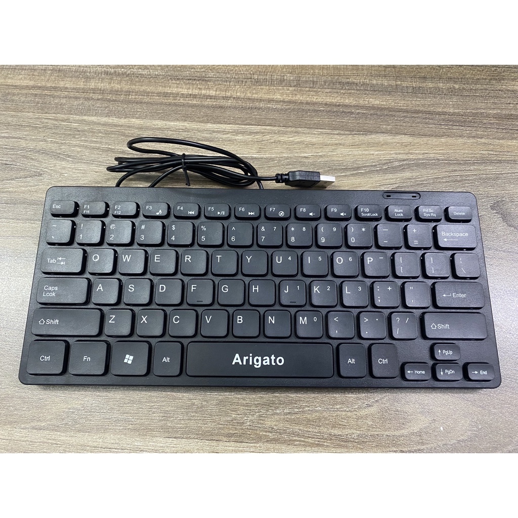 Bàn phím máy tính mini có dây Arigato nhỏ gọn