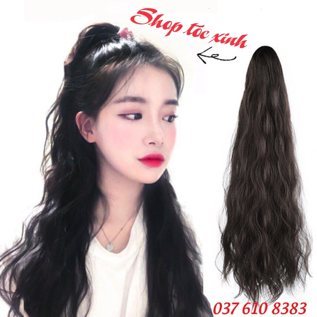 Tóc Ngoạm Xù Ngoạm Xoăn Sóng mẫu đuôi ngựa