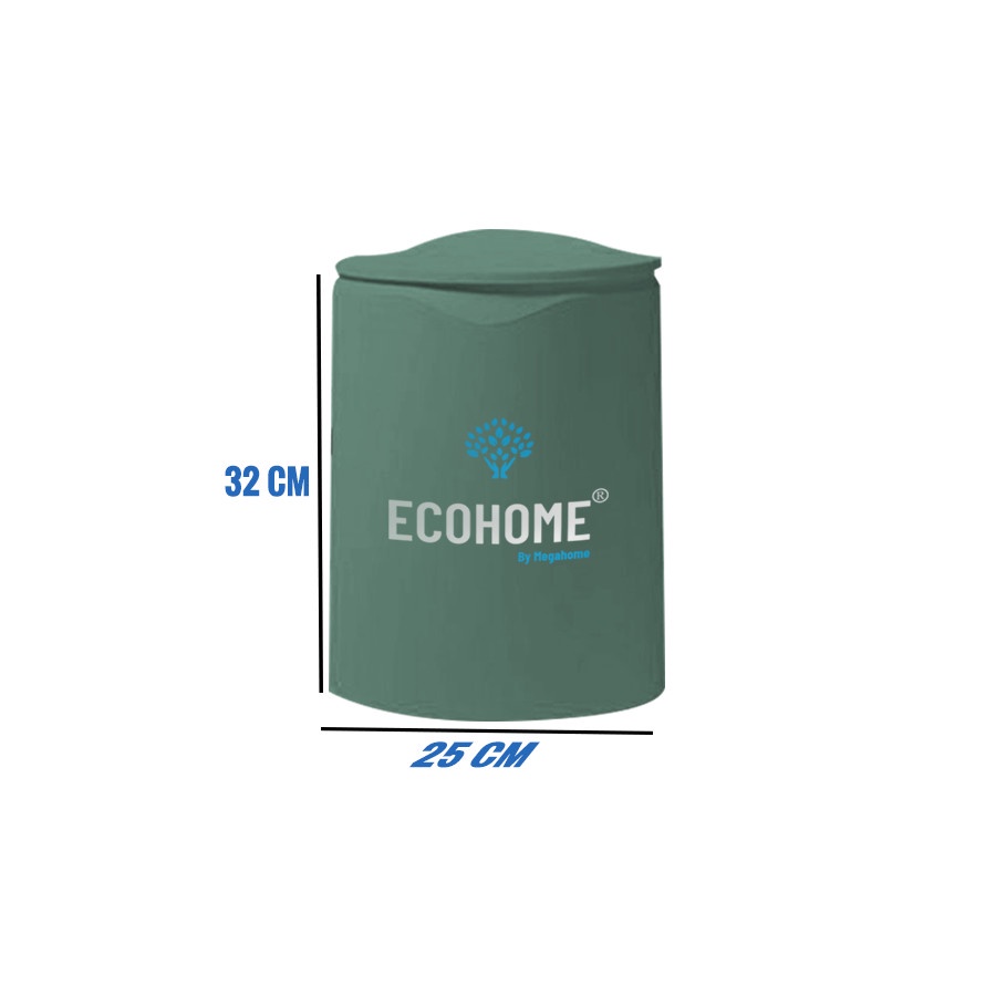 Thùng rác tròn có nắp bật 10l Ecohome, thùng rác tiện lợi và phù hợp với mọi không gian