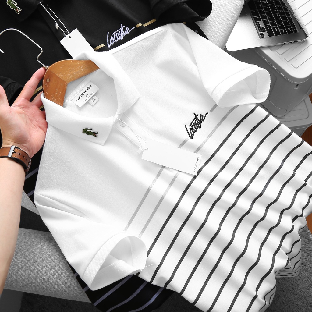 💥💥    POLO LACOSTE  KẺ SỌC CHÍNH PHẨM COTTON 100%  💥💥