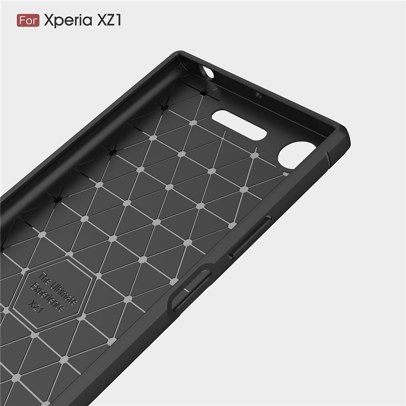 Ốp Lưng dẻo Carbon Sony Experia XZ1