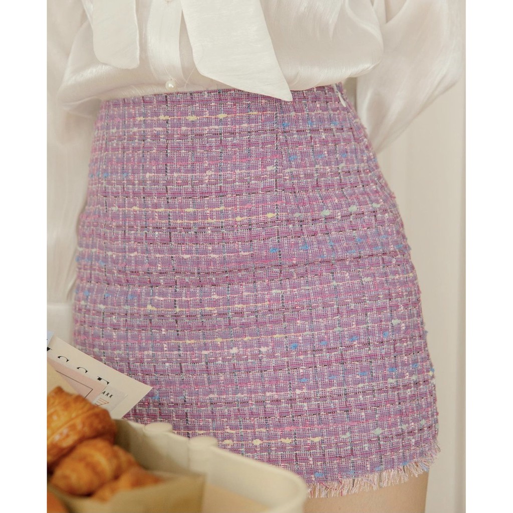 Naked By V - Chân váy dạ Tweed Skirt