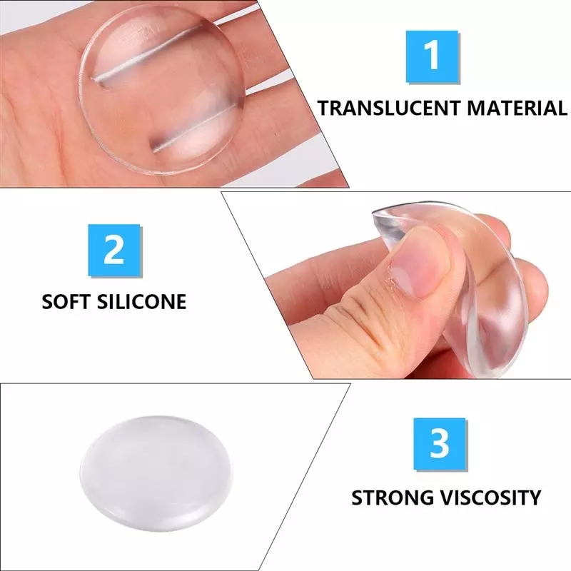 Set 6 miếng silicon dán chặn cửa chống va đập tiện lợi