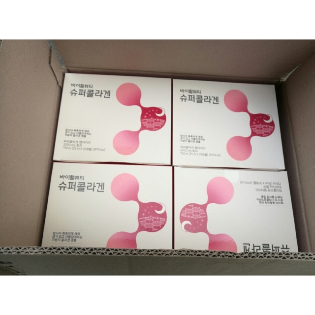 (Korea Trendy Shop) Supper VB Collagen 25ml/lọ. Hộp 30 lọ.