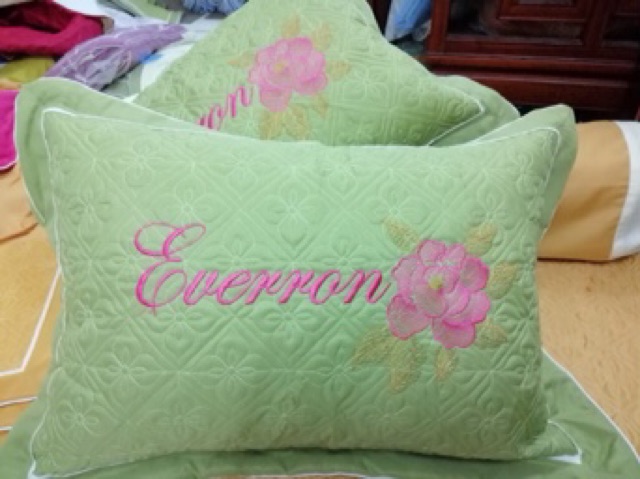 Đôi vỏ gối thêu đẹp chất satin (tuyển sỉ, ctv) | BigBuy360 - bigbuy360.vn