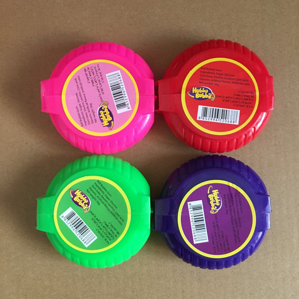 [4 vị] Kẹo cao su Hubba Bubba Thái Lan