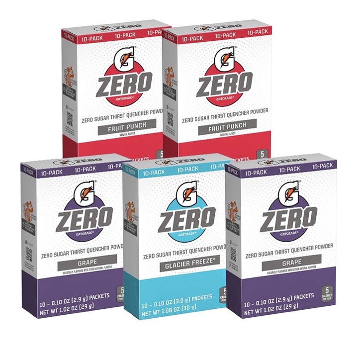 Propel electrolytes / G- Zero, Bột trái cây điện giải, bù nước USA