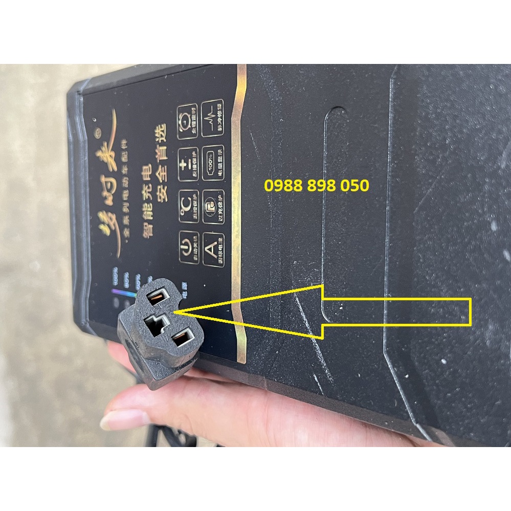 48v 58ah-60ah sạc xe điện 4 bình acquy 12v (48V-59V 510W 7.7A )