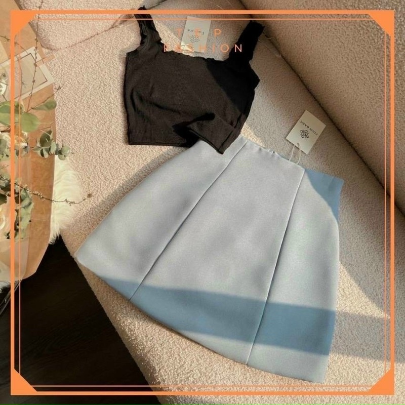 [HOT+ẢNH THẬT] CHÂN VÁY TACTA BÓNG DÁNG CHỮ A ĐỦ SIZE S,M,L CHIZISHOP CẠP CAO NHIỀU MÀU CV400