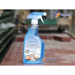Dung dịch lau kính ô tô Ventek 600ml