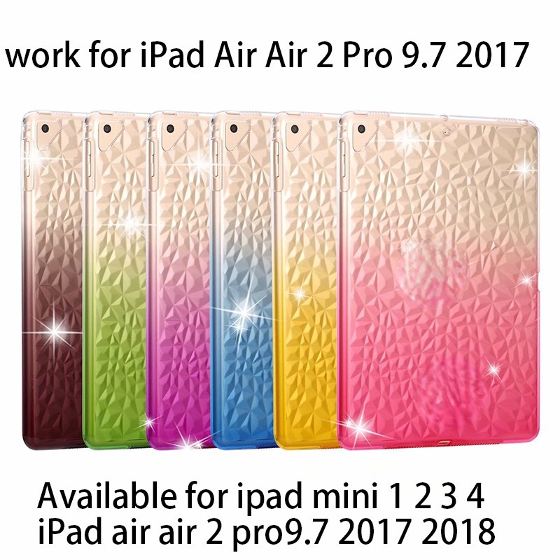 Ốp lưng phối đá pha lê cho Ipad air Air 2 pro 9.7 , case ipad9.7 2017 2018 ipad mini 1 2 3 4