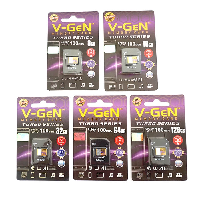 Bộ Chuyển Đổi Micro SD VGen 8Gb / 16Gb / 32Gb / 64Gb / 128Gb class 10 Plus / HP