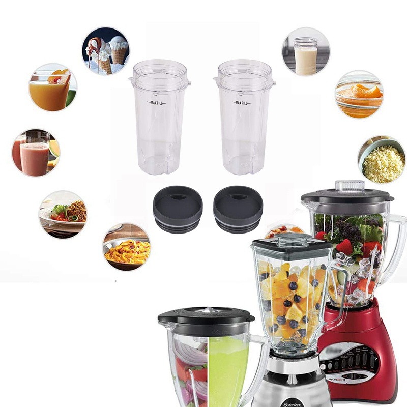 Cốc Đơn Có Nắp Đậy Thay Thế Cho Máy Xay Nutri Ninja BL660 BL770 BL740 BL810 BL830