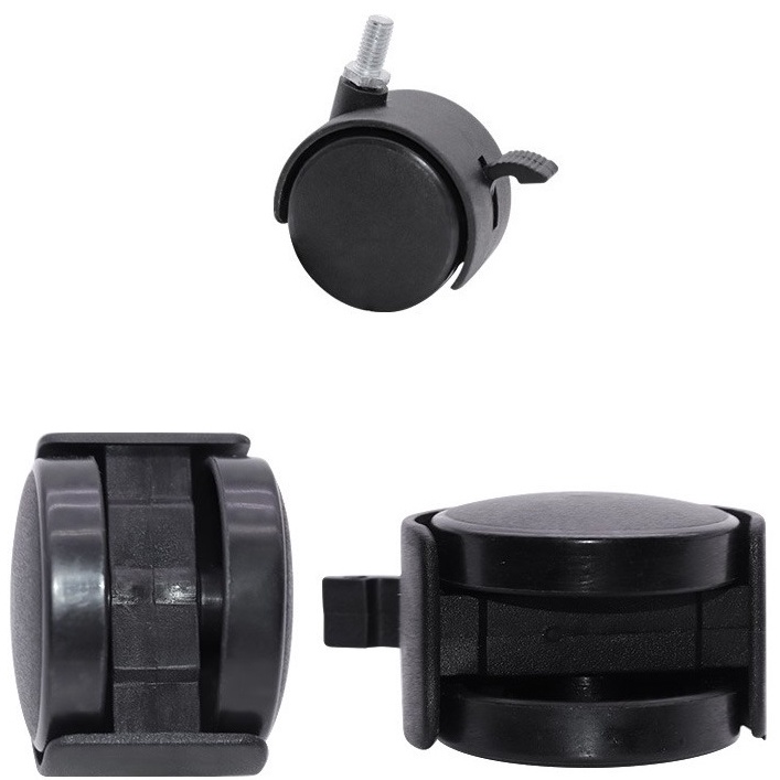 Combo 20 Bánh xe ghế văn phòng Bánh xe ghế xoay bền chắc, dễ lắp đặt