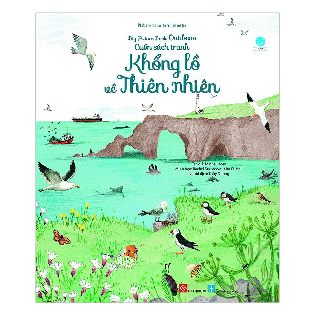 Sách - Big Picture Book Outdoors - Cuốn sách tranh khổng lồ về Thiên Nhiên