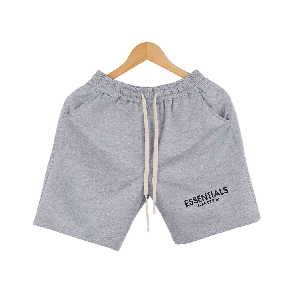 Quần short ESSENTIALS, quần đùi nam ZUTEE chất nỉ cotton cao cấp 3655 unisex kiểu dáng ulzzang