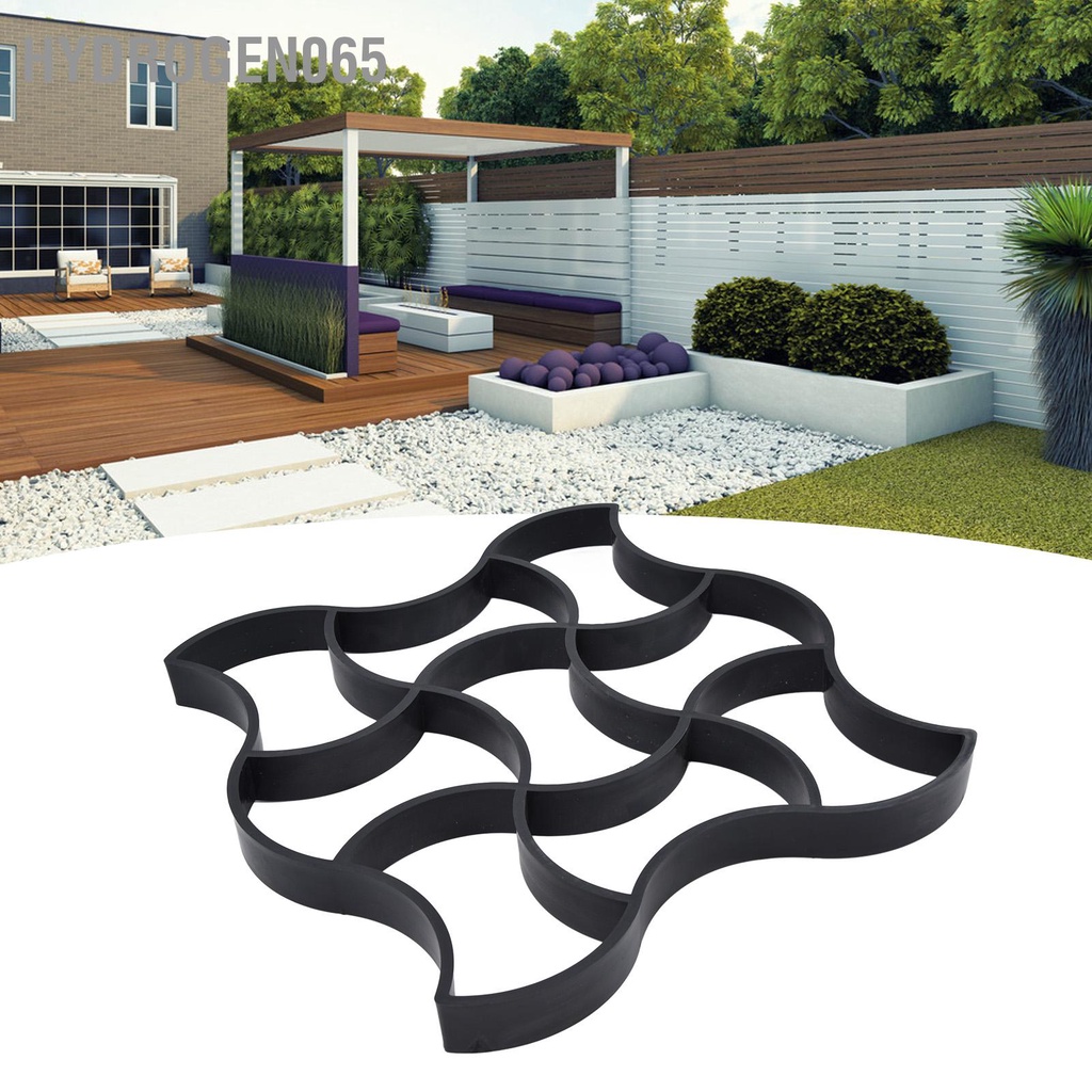 Hydrogen065 Khuôn lát gạch Mô hình không đều đặn Mặc chống mài mòn xi măng 50x50cm độc đáo cho sân vườn